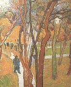 Vincent Van Gogh The Walk:Falling Leaves (nn04) Sweden oil painting reproduction